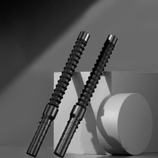 Lot 2 barres musculation ressort bras entraînement intensif domicile - Wellness Fusion