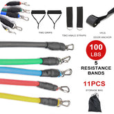 Kit bandes élastiques fitness équipement gymnastique - Wellness Fusion