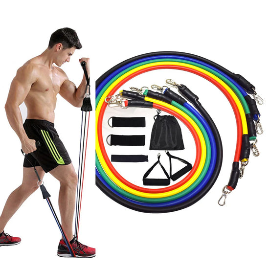Kit bandes élastiques fitness équipement gymnastique - Wellness Fusion