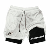 Short sport homme respirant séchage rapide fitness - coloris blanc - Wellness Fusion