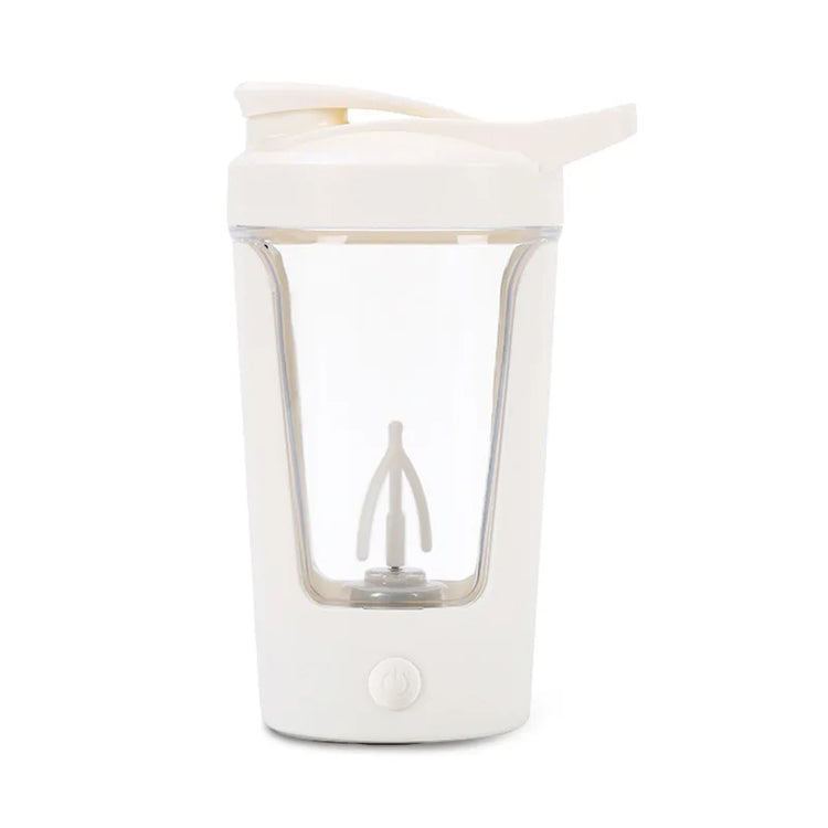 Shaker électrique protéines fitness - coloris blanc - Wellness Fusion