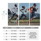 Manchon compression genou sangles ajustables course entraînement sport - Wellness Fusion