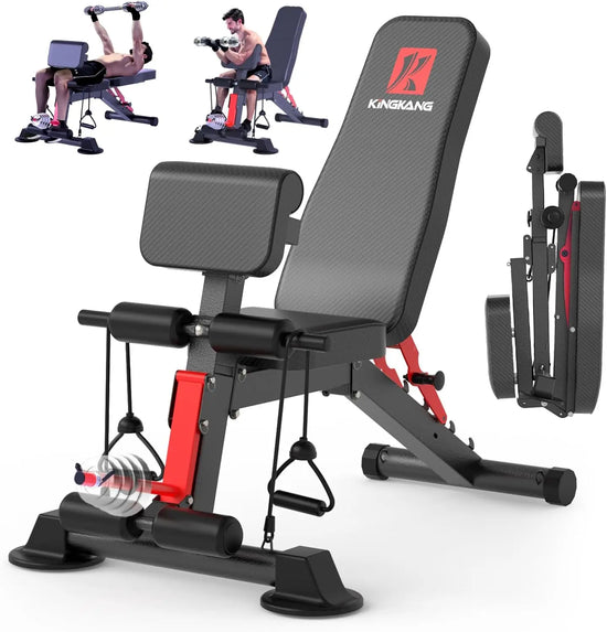 Banc de musculation pliable multifonction – 14 en 1