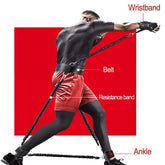 Kit bandes de résistance entraînement boxe fitness - Wellness Fusion