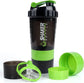 Shaker protéine 500ml portable mélangeur fitness - coloris vert - Wellness Fusion
