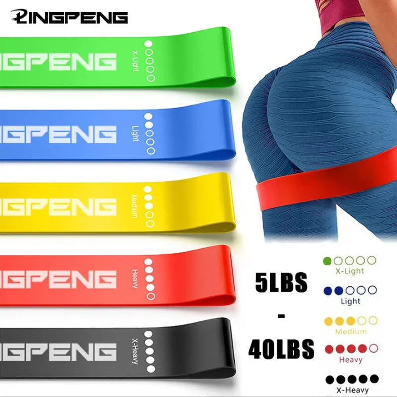 Différent Resistance Bands Yoga Band Fitness Exercice Training Hip Tension Band Leg Squat Dance Elastique Loop Stretch Band