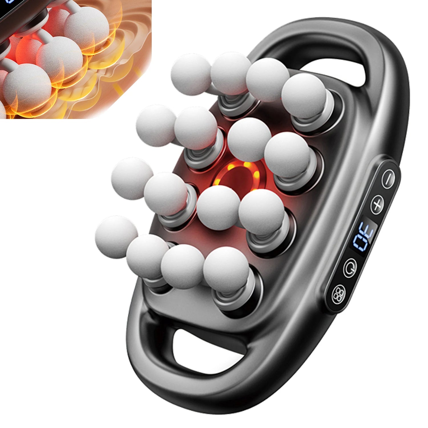 Ensemble pistolets massage 16 têtes masseur électrique relaxant - Wellness Fusion